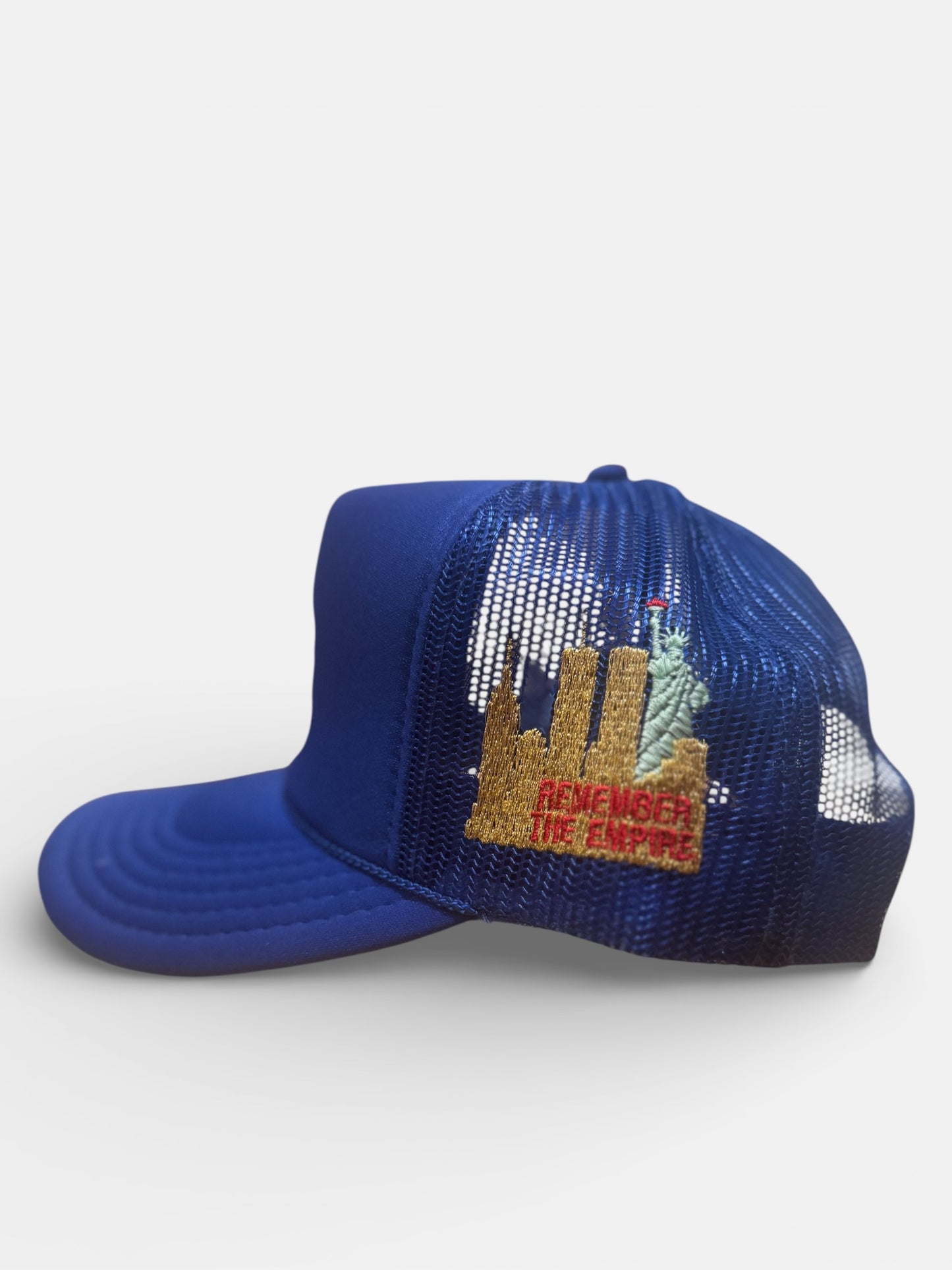 BITTENN APPLE NY TRUCKER HAT/ORANGE & ROYAL