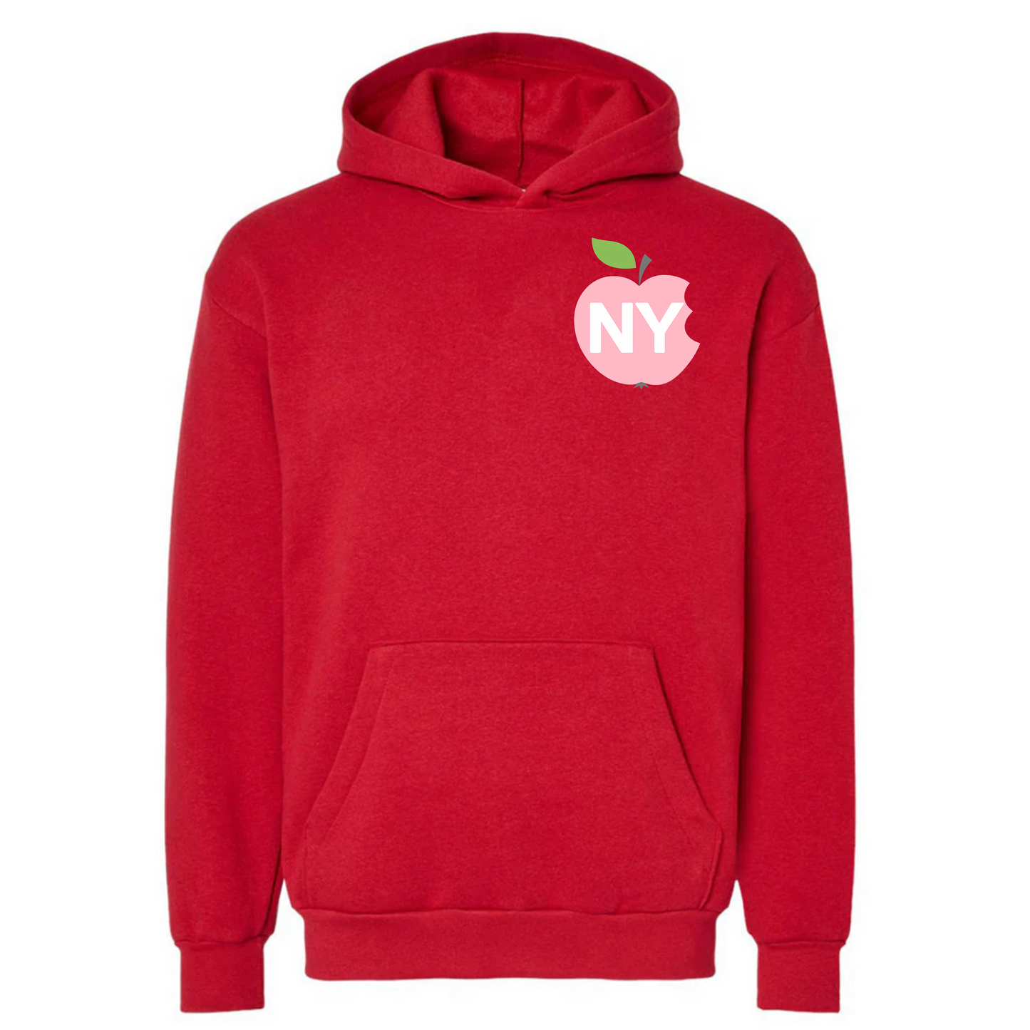 BITTENN APPLE NY HOODY/RED & PINK