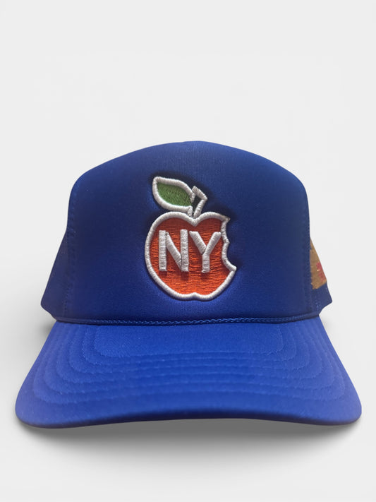 BITTENN APPLE NY TRUCKER HAT/ORANGE & ROYAL