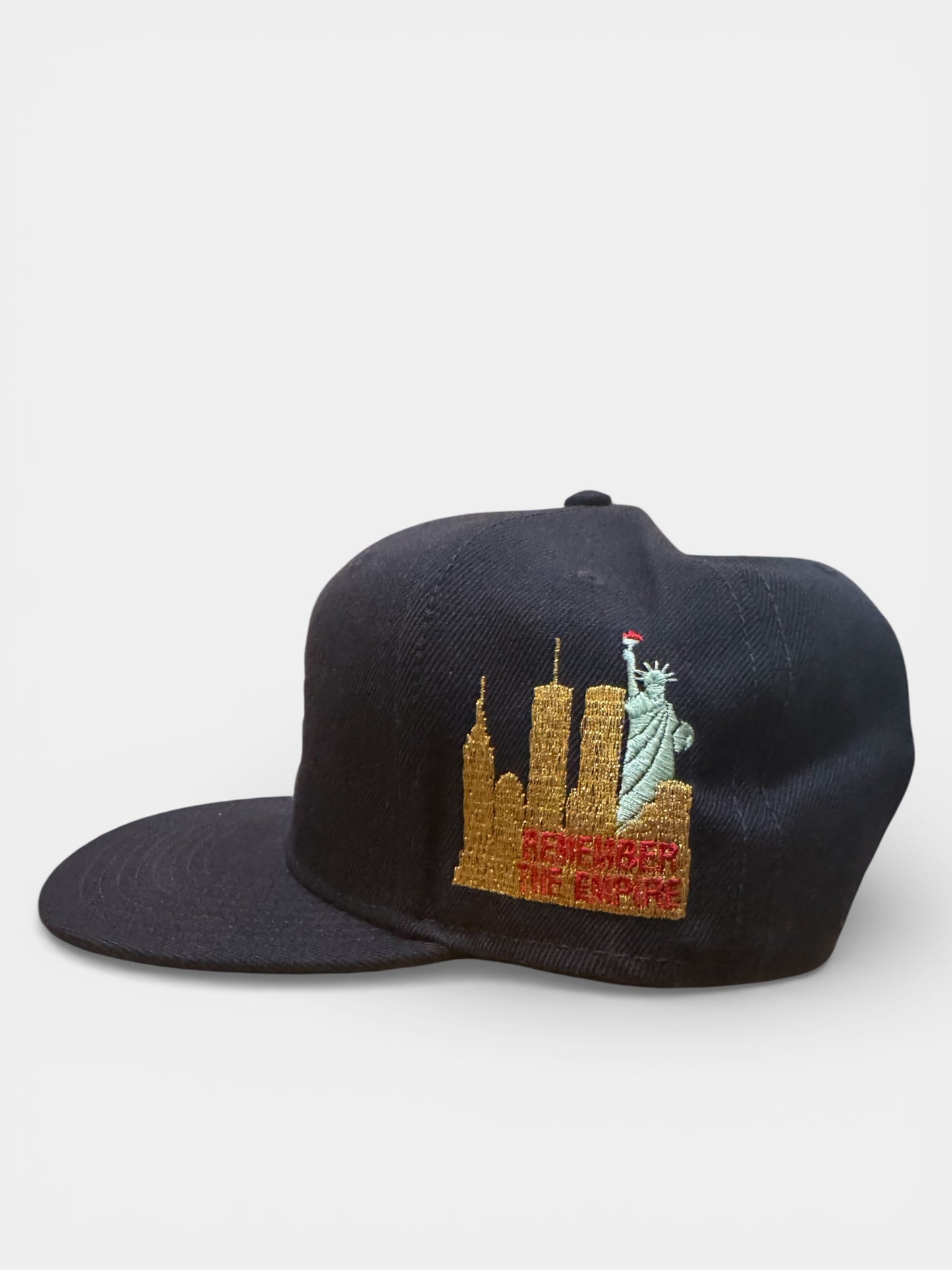 BITTENN APPLE NY SNAPBACK HAT/NAVY BLUE